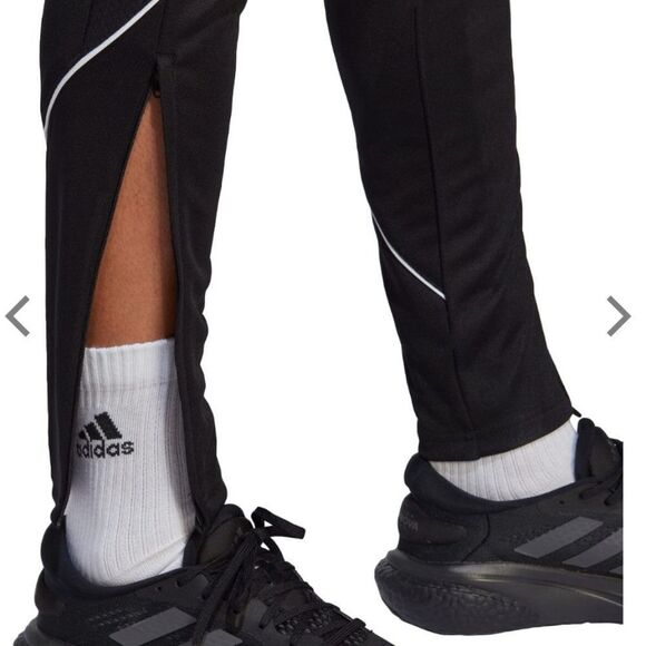 adidas Black Sweatpants with White Stripes - Picture 5 of 7